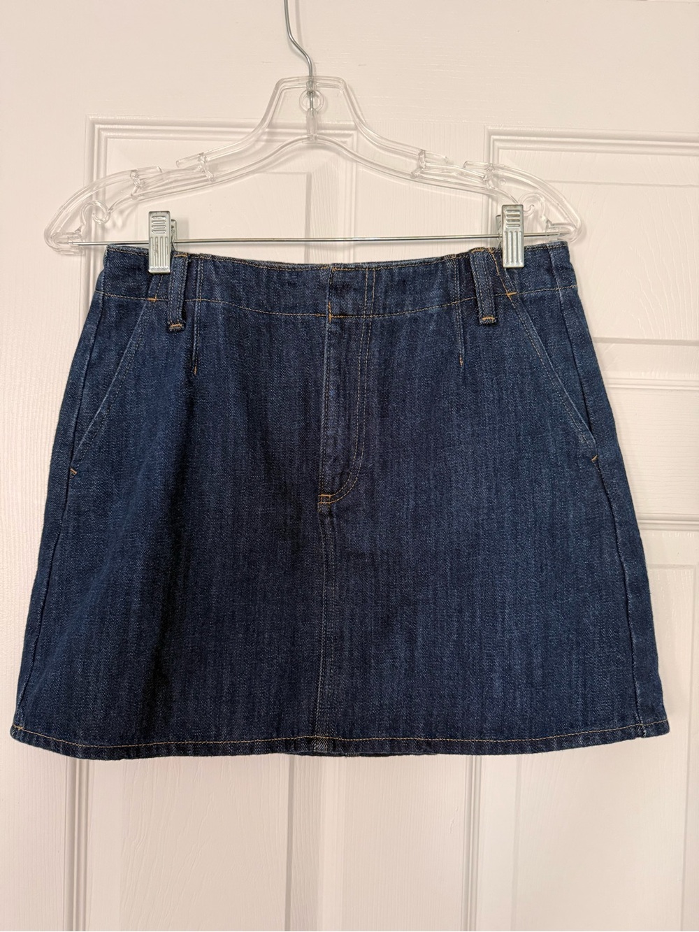 J. Crew Dark Blue Denim Mini Skirt